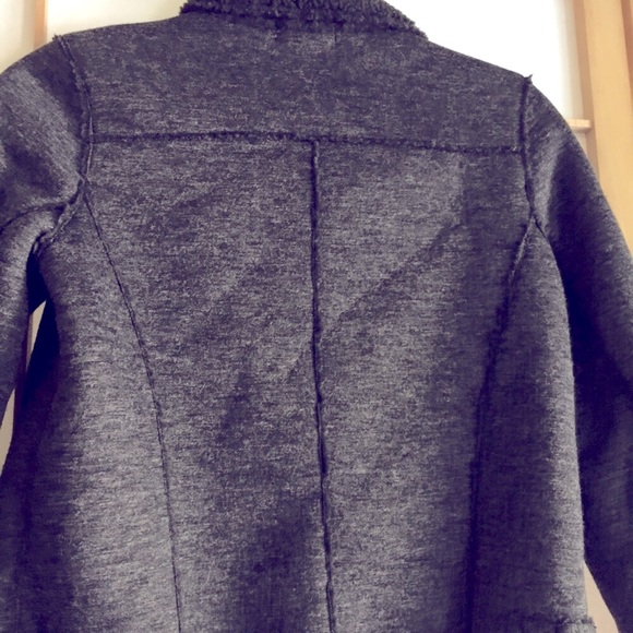 Agree2Disagree Girls Faux Shearling Biker Jacket Large - Picture 9 of 13